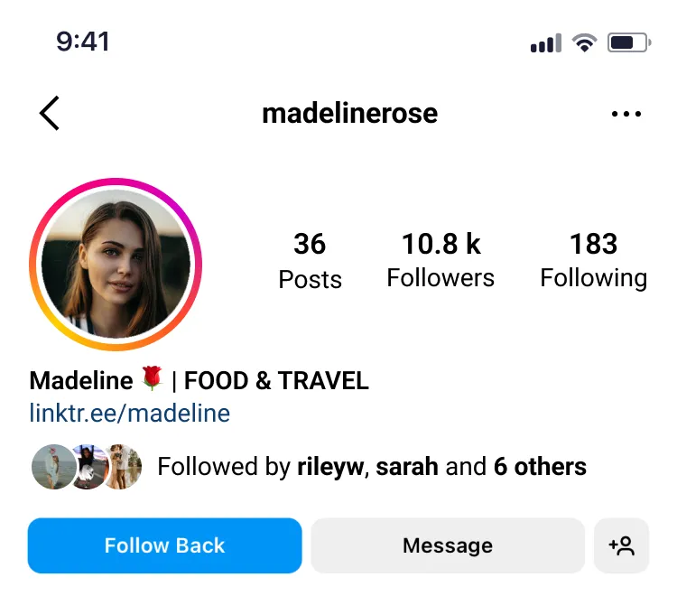 real followers using followers